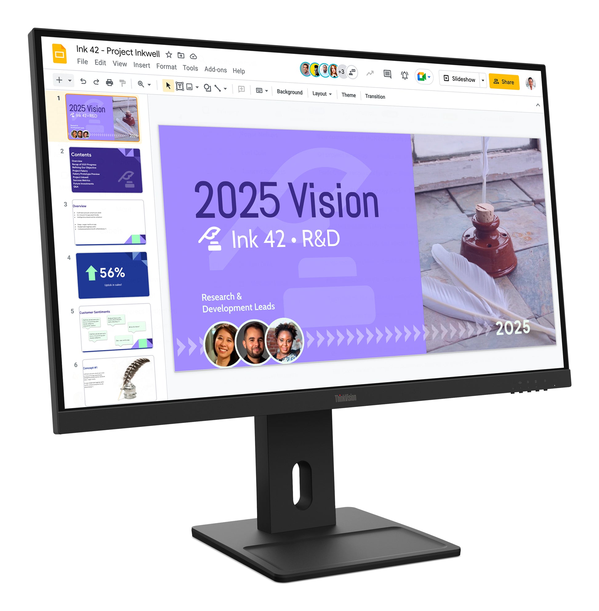 Lenovo ThinkVision E27Q-40 – 27", 2560 × 1440 (WQHD), IPS, 100 Hz