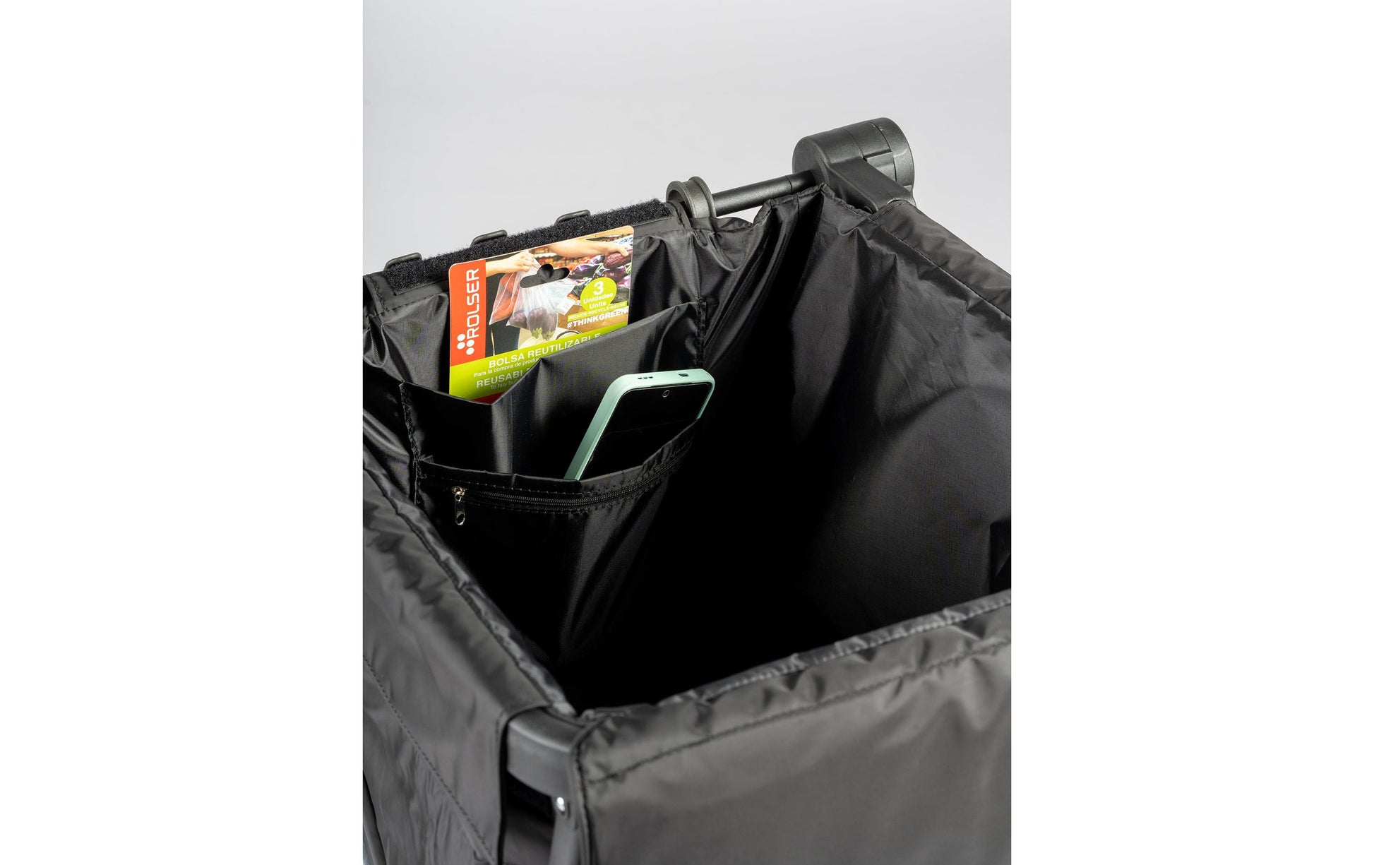 Rolser Stofftasche, Polyester, Schwarz, 400×430×340 mm, 50 kg