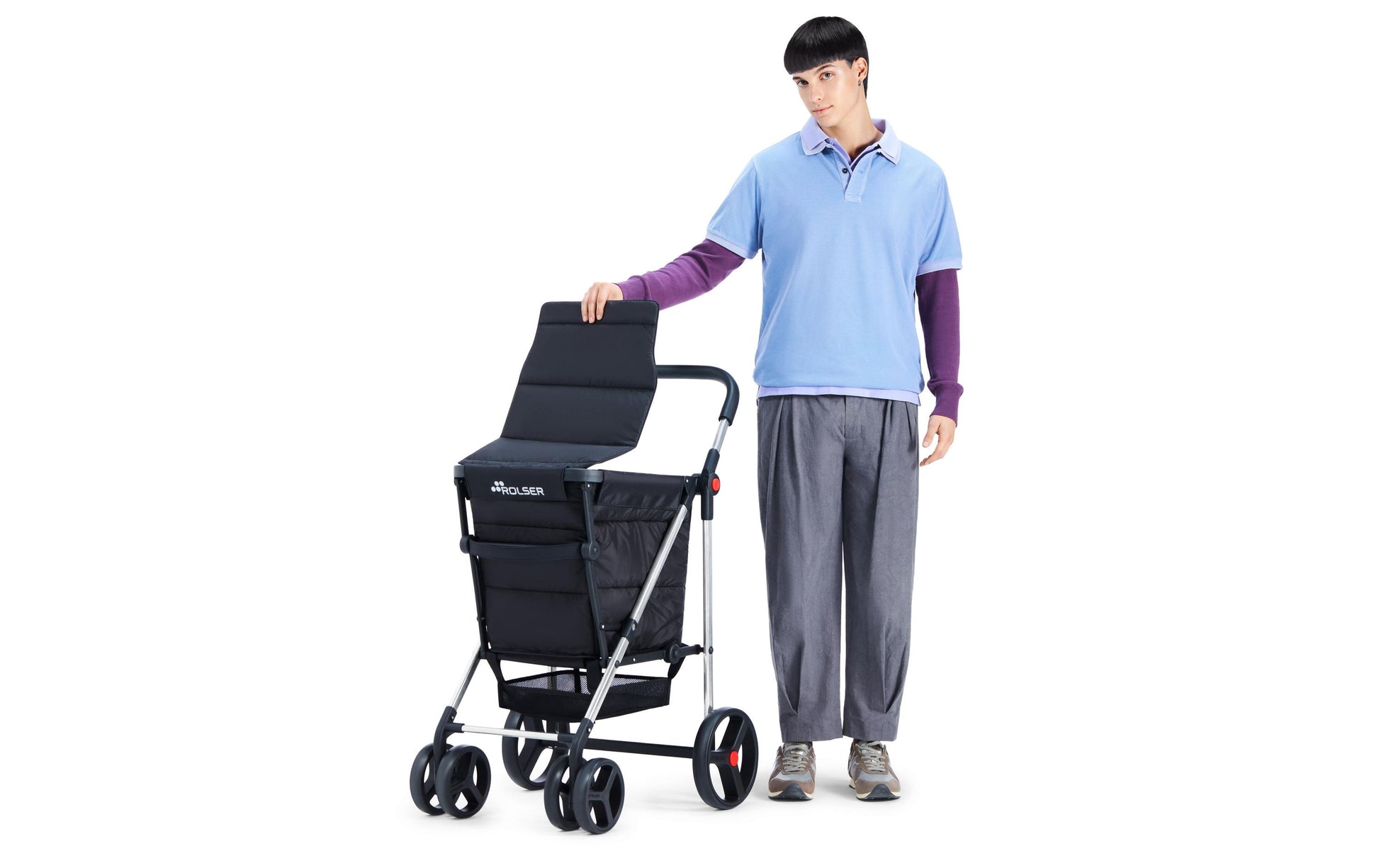 Rolser Stofftasche, Polyester, Blau, 400×430×340 mm