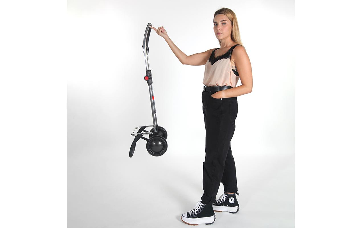 Rolser Stofftasche, Polyester, Grün, 330×710×190 mm, Anpassbarer Handgriff, 2 Räder