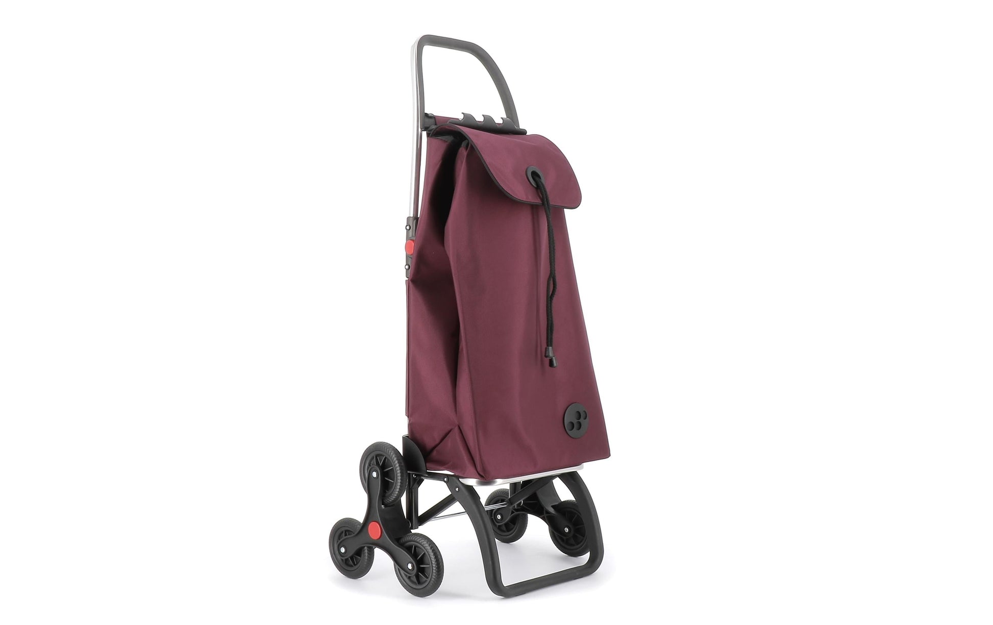 Rolser Stofftasche, Polyester, Bordeaux, 360×630×190 mm, mit 6 Rädern