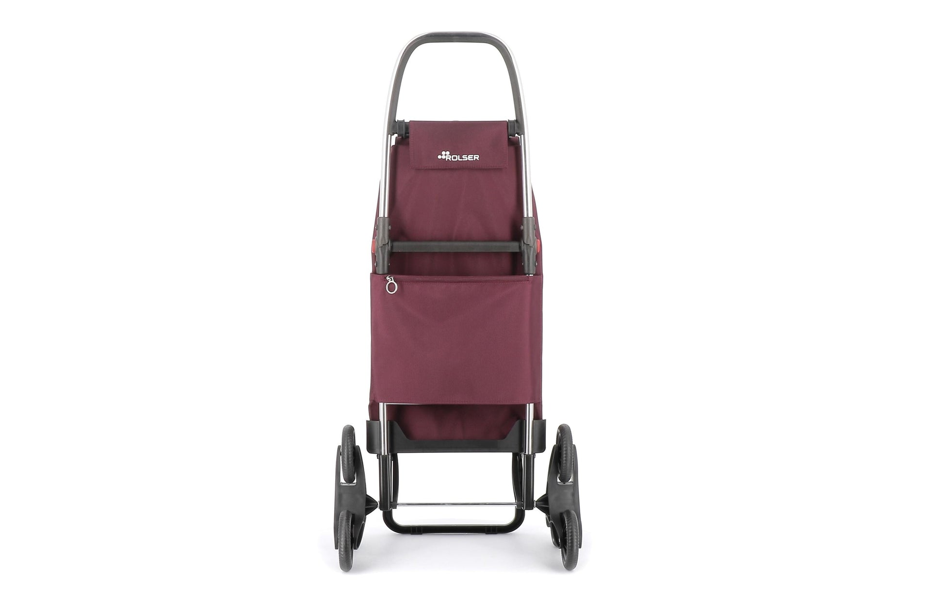 Rolser Stofftasche, Polyester, Bordeaux, 360×630×190 mm, mit 6 Rädern