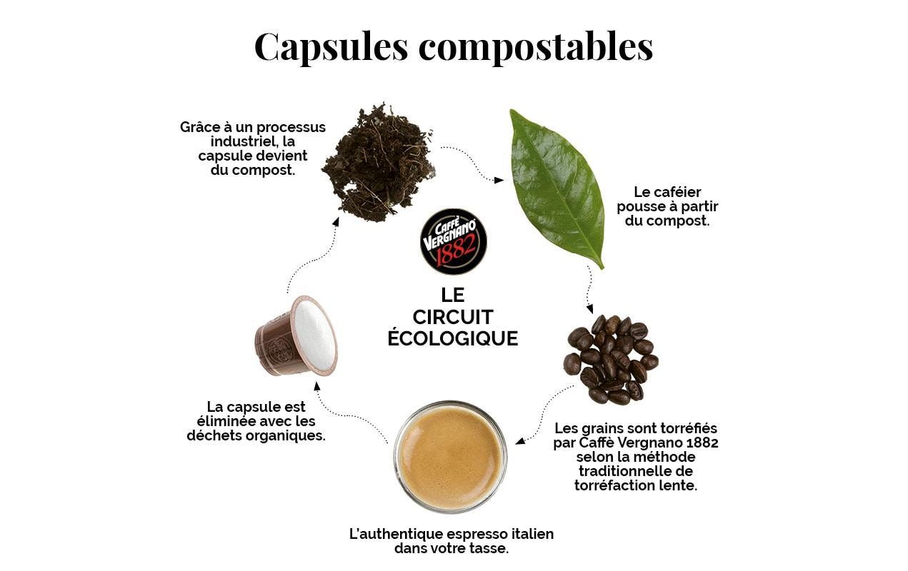 Caffè Vergnano Granaroma – Kaffeebohnen – Lungo, Intensität 8, 1 kg
