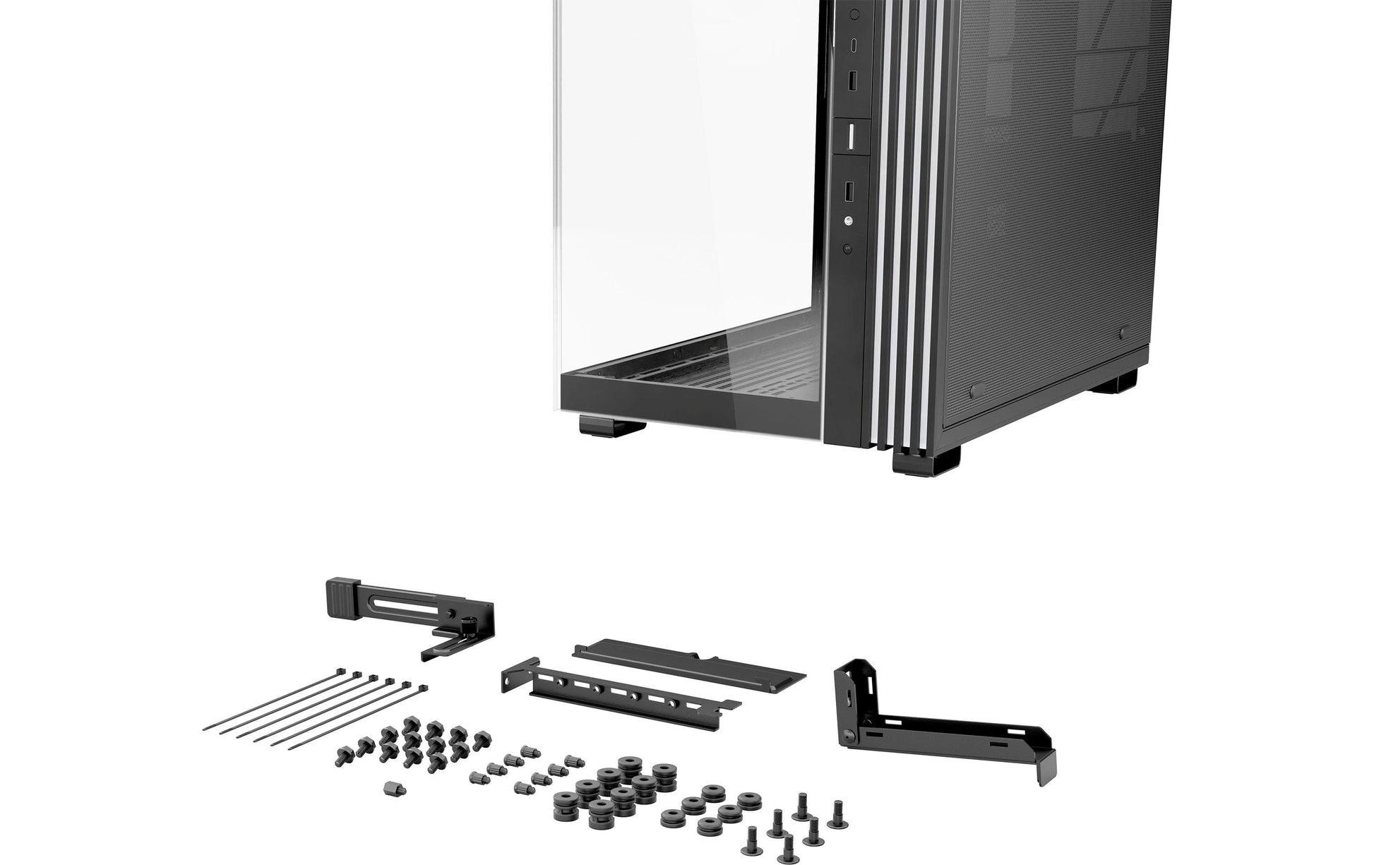 be quiet! be quiet LIGHT BASE 600 DX – PC-Gehäuse – Midi Tower, Seitenfenster, RGB, 7×Slots, 455×305×450 mm, Schwarz