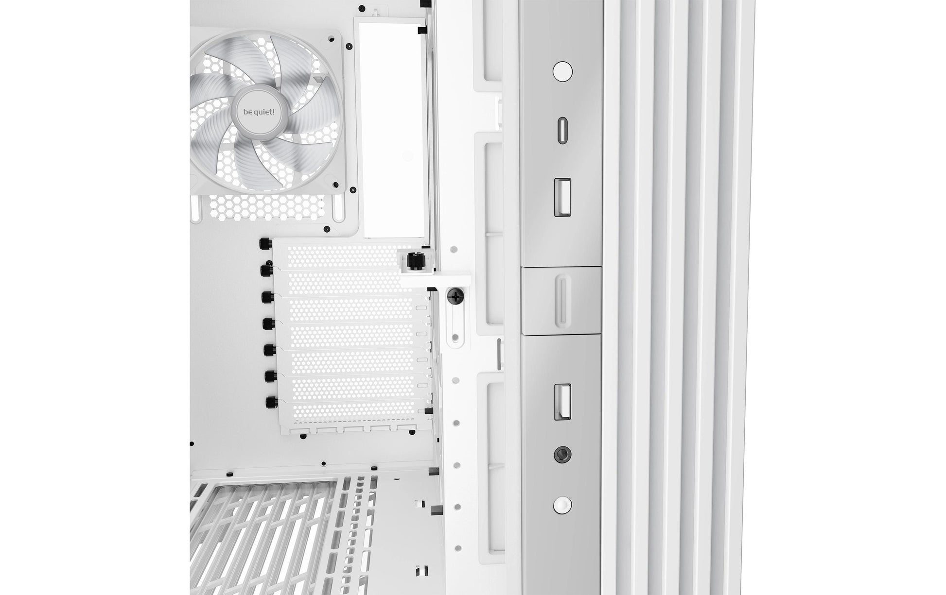 be quiet! be quiet LIGHT BASE 600 LX – Midi-Tower PC-Gehäuse – ATX/mATX/Mini-ITX, Weiss, 455×305×450 mm