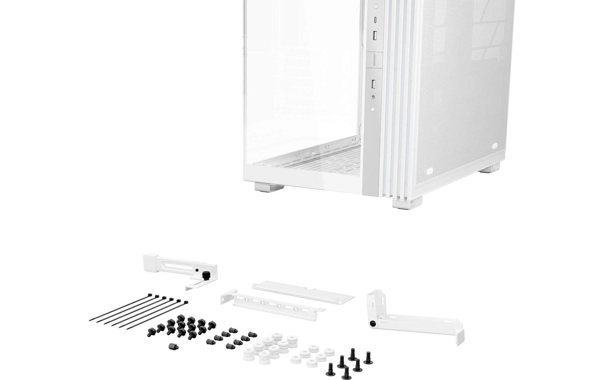 be quiet! be quiet LIGHT BASE 600 LX – Midi-Tower PC-Gehäuse – ATX/mATX/Mini-ITX, Weiss, 455×305×450 mm