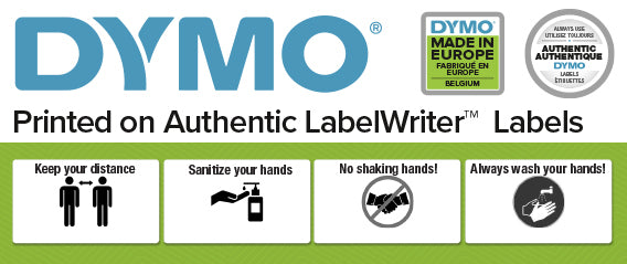 DYMO Adress-Etiketten, 89 mm × 36 mm, weiss, Papier, permanent, für LabelWriter u. a., 12 × 260 St.