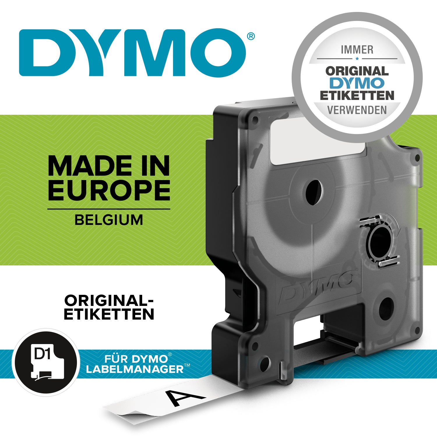 DYMO LabelManager 160 – Beschriftungsgerät, D1 bis 12 mm, Halbschneider