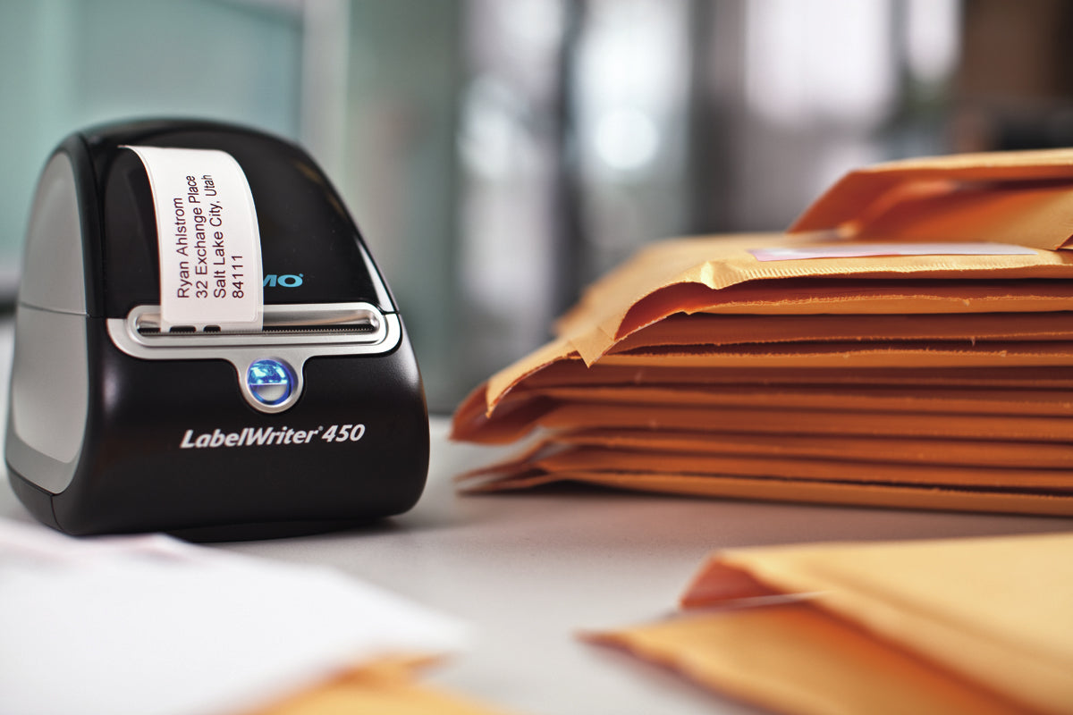 DYMO LabelWriter 450 – Etikettendrucker, Thermodirekt, USB, 600 dpi, für LabelWriter-Etiketten bis 60 mm