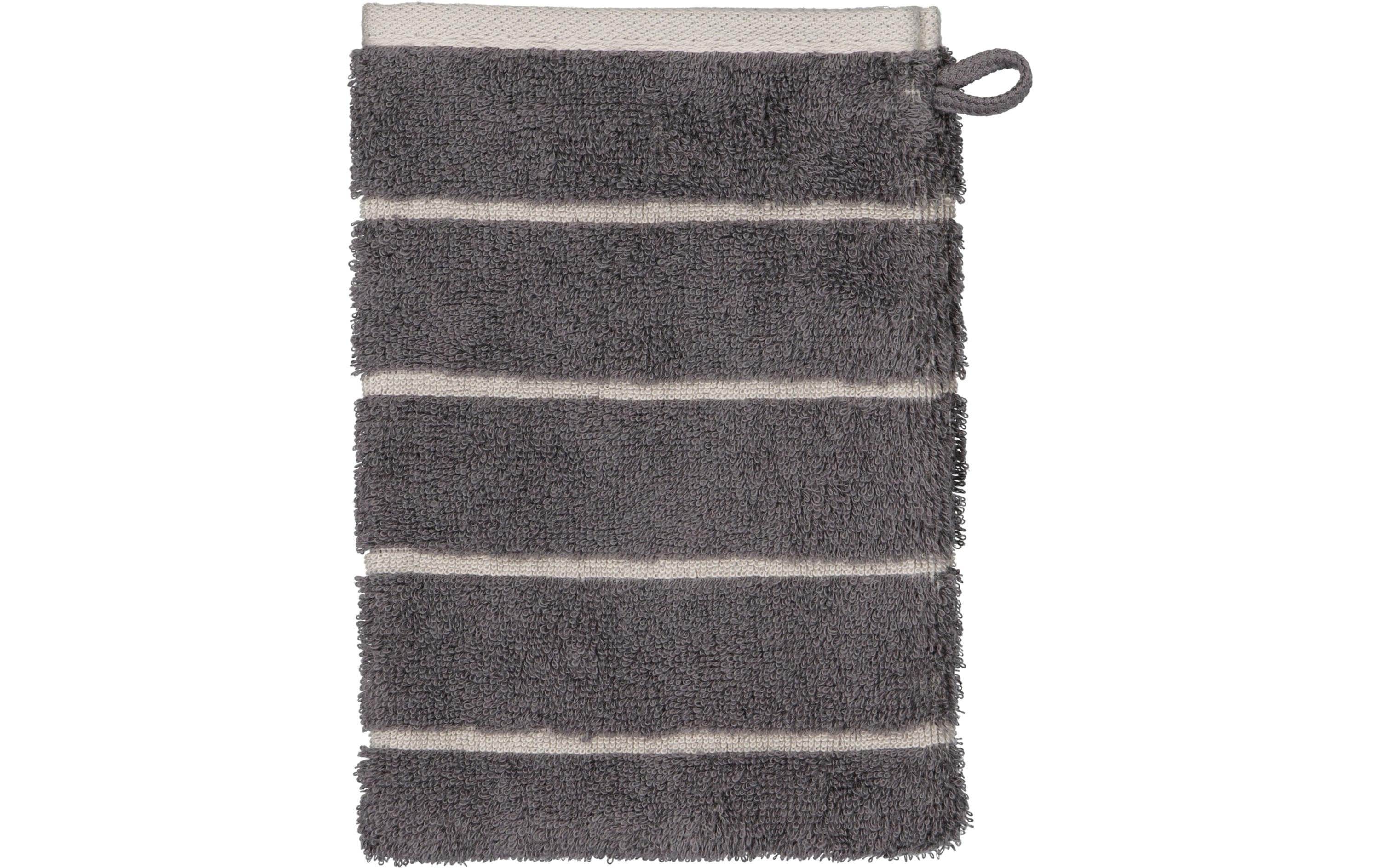 Cawö Waschhandschuh Balance Doubleface – 16×22 cm, Baumwolle, Anthrazit