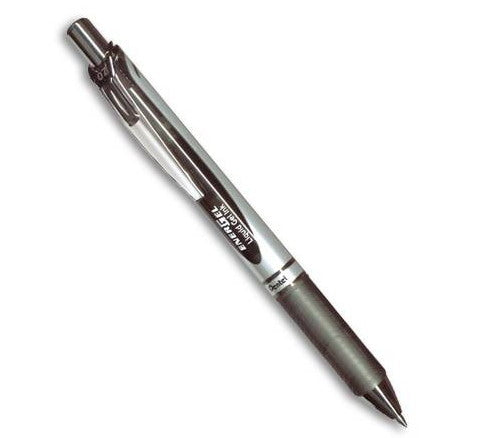 Pentel EnerGel Xm RT – Tintenroller, schnell trocknend, 0,7 mm, schwarz
