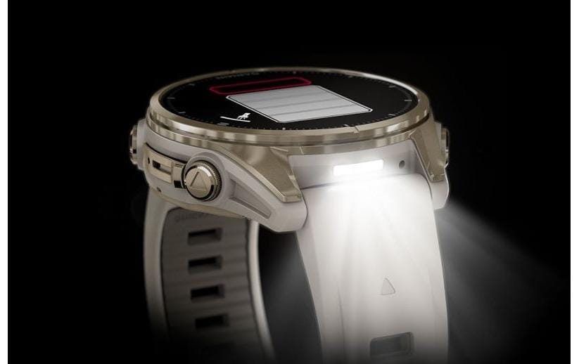Garmin Fenix 8 – GPS-Smartwatch – 43 mm, AMOLED, Saphirglas, 100 m, Soft Gold/Sandstone