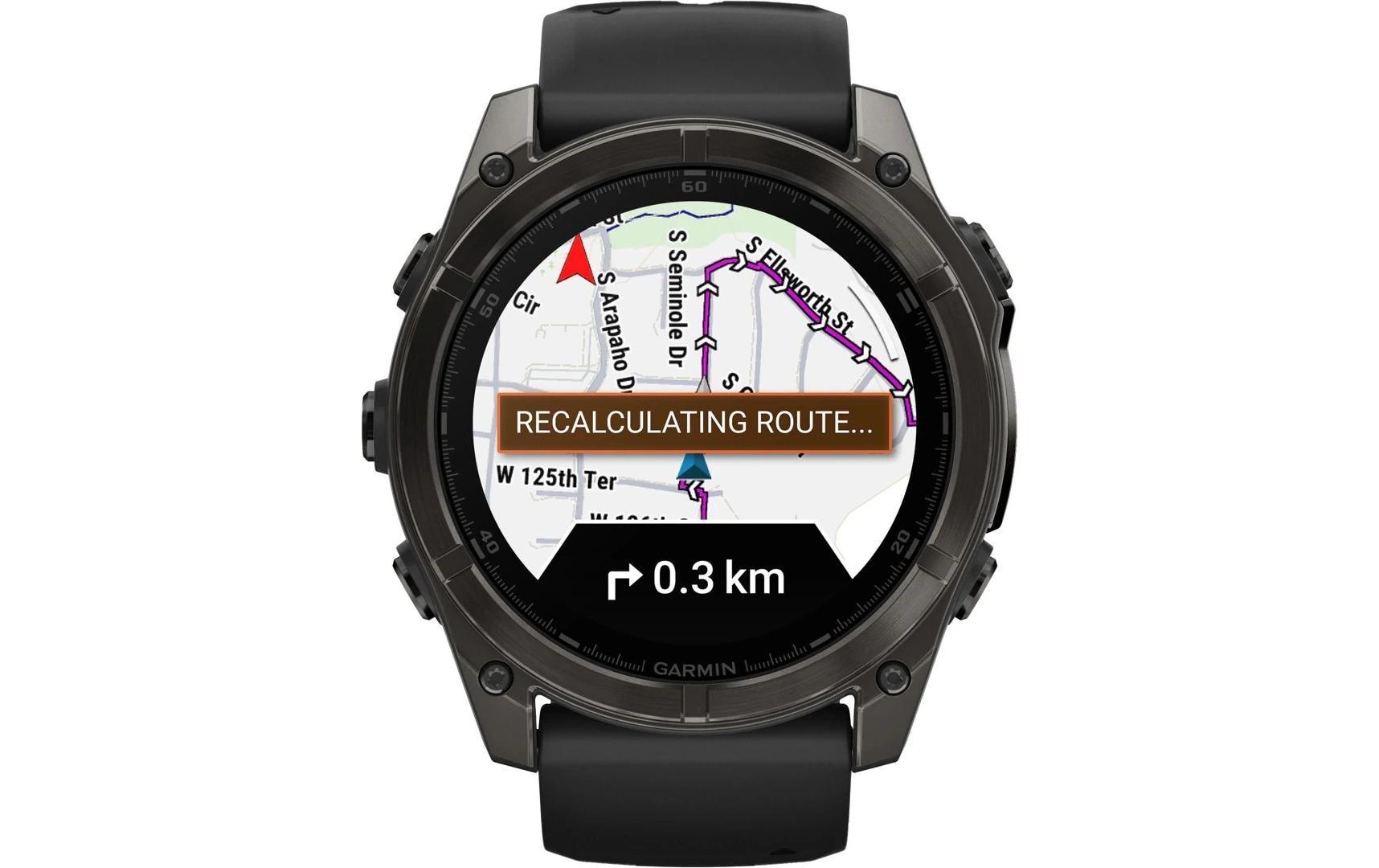 Garmin Fenix 8 AMOLED Sapphire – GPS-Smartwatch – 51 mm, 1,4", GPS, WLAN, Saphirglas, 100 m, Schwarz
