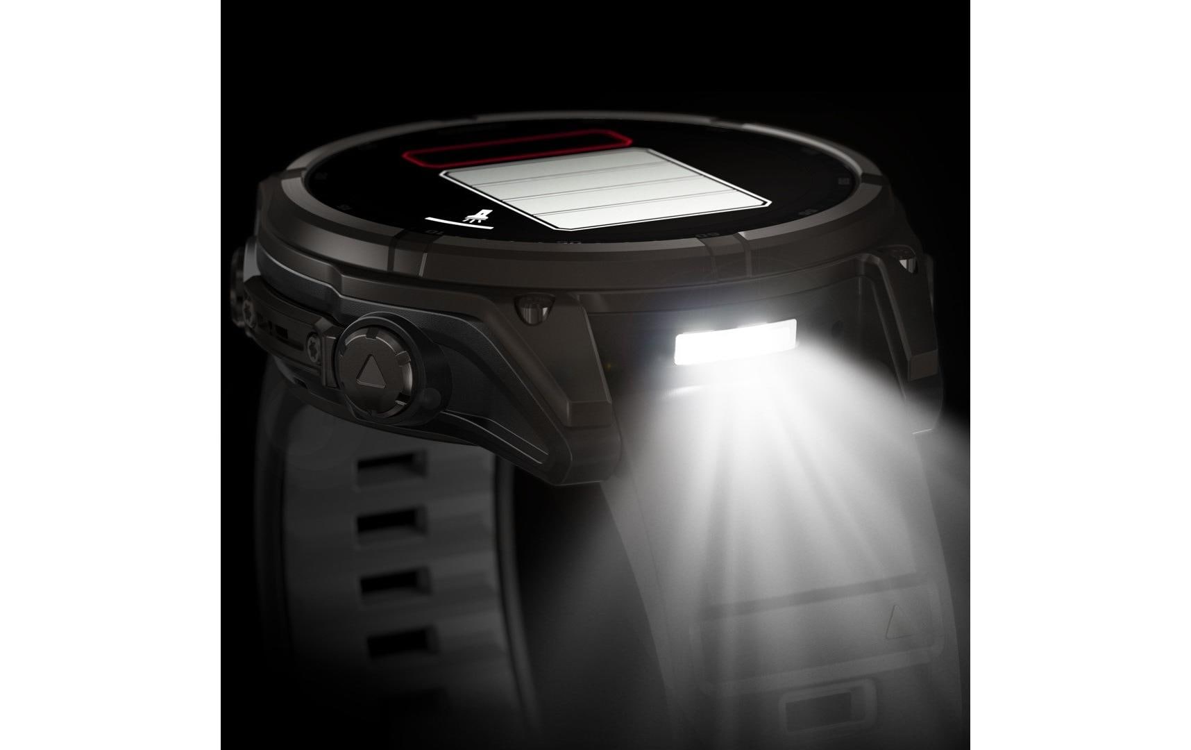 Garmin Fenix 8 Solar Sapphire – GPS-Smartwatch – 47 mm, 1,3", GPS, Saphirglas, 100 m, Schwarz, Sportarmband