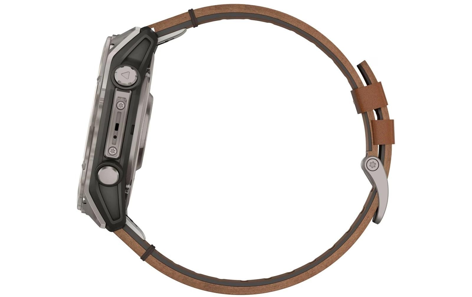 Garmin Fenix 8 AMOLED Sapphire – GPS-Smartwatch – 51 mm, 1,4", Saphirglas, 100 m, Bare Titanium