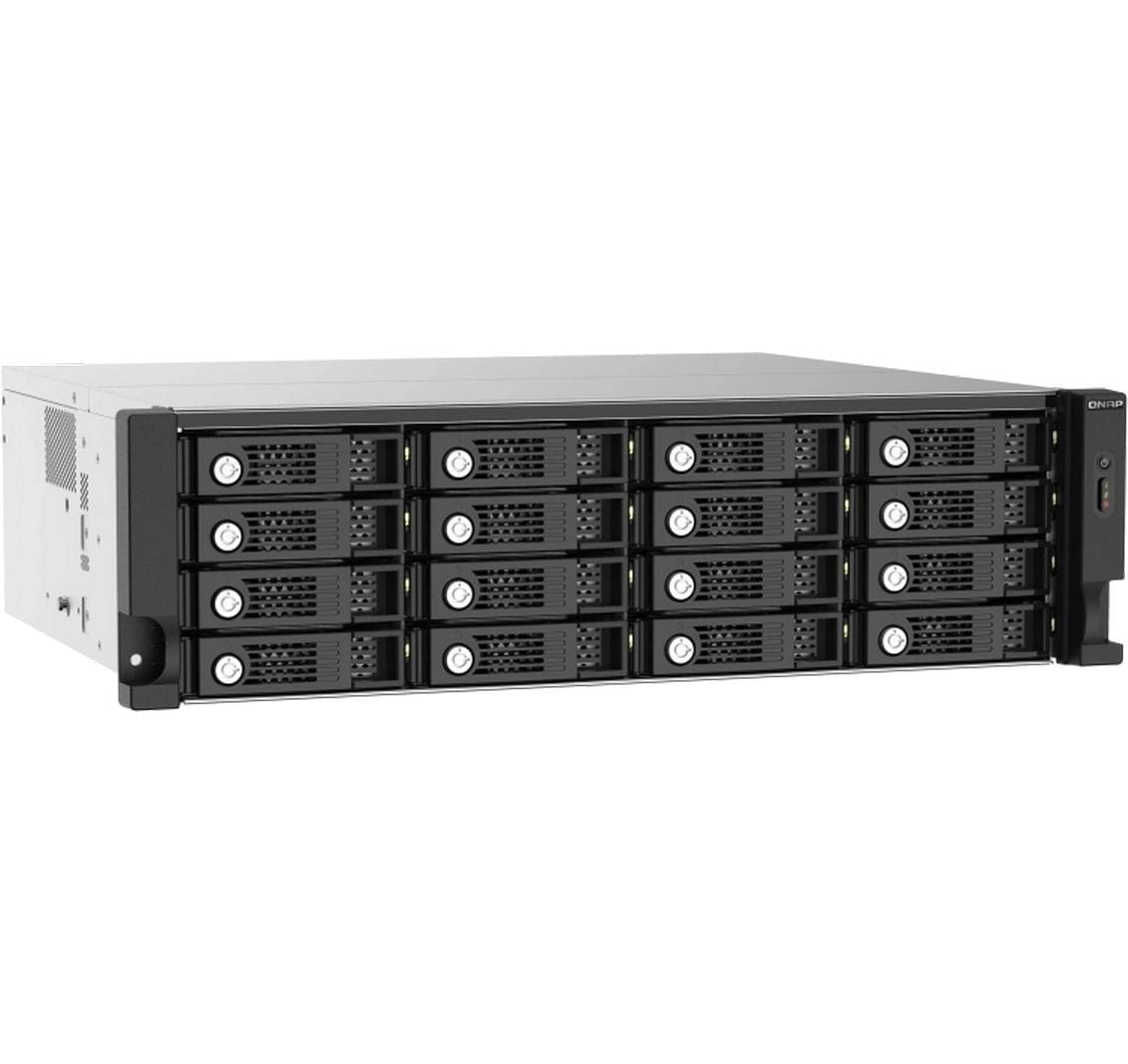 QNAP TL-R1620Sep-RP – 16-Bay Rack 3U JBOD – redundantes Netzteil, für 2,5"/3,5" HDD/SSD, SAS/SATA