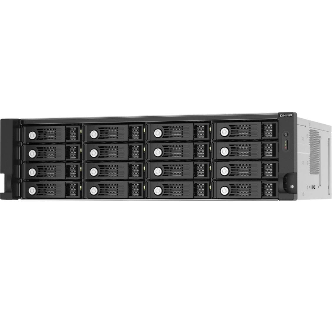QNAP TL-R1620Sep-RP – 16-Bay Rack 3U JBOD – redundantes Netzteil, für 2,5"/3,5" HDD/SSD, SAS/SATA