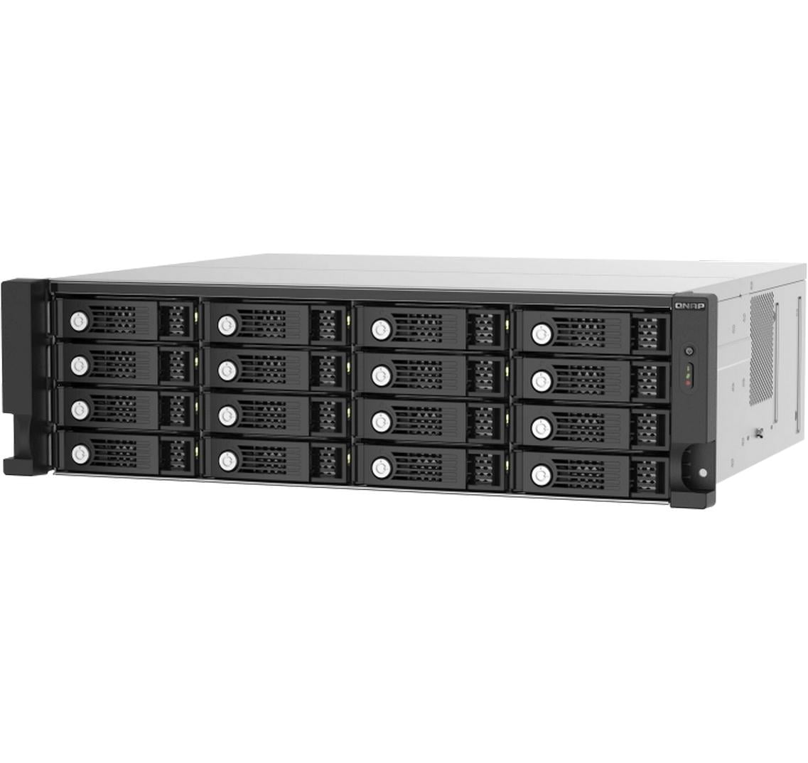 QNAP TL-R1620Sep-RP – 16-Bay Rack 3U JBOD – redundantes Netzteil, für 2,5"/3,5" HDD/SSD, SAS/SATA