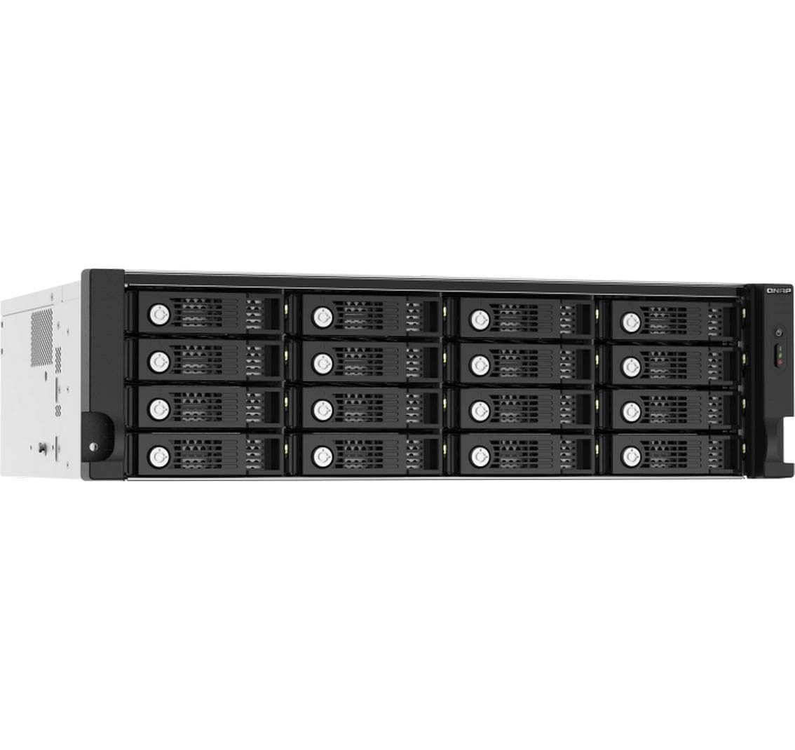 QNAP TL-R1620Sep-RP – 16-Bay Rack 3U JBOD – redundantes Netzteil, für 2,5"/3,5" HDD/SSD, SAS/SATA