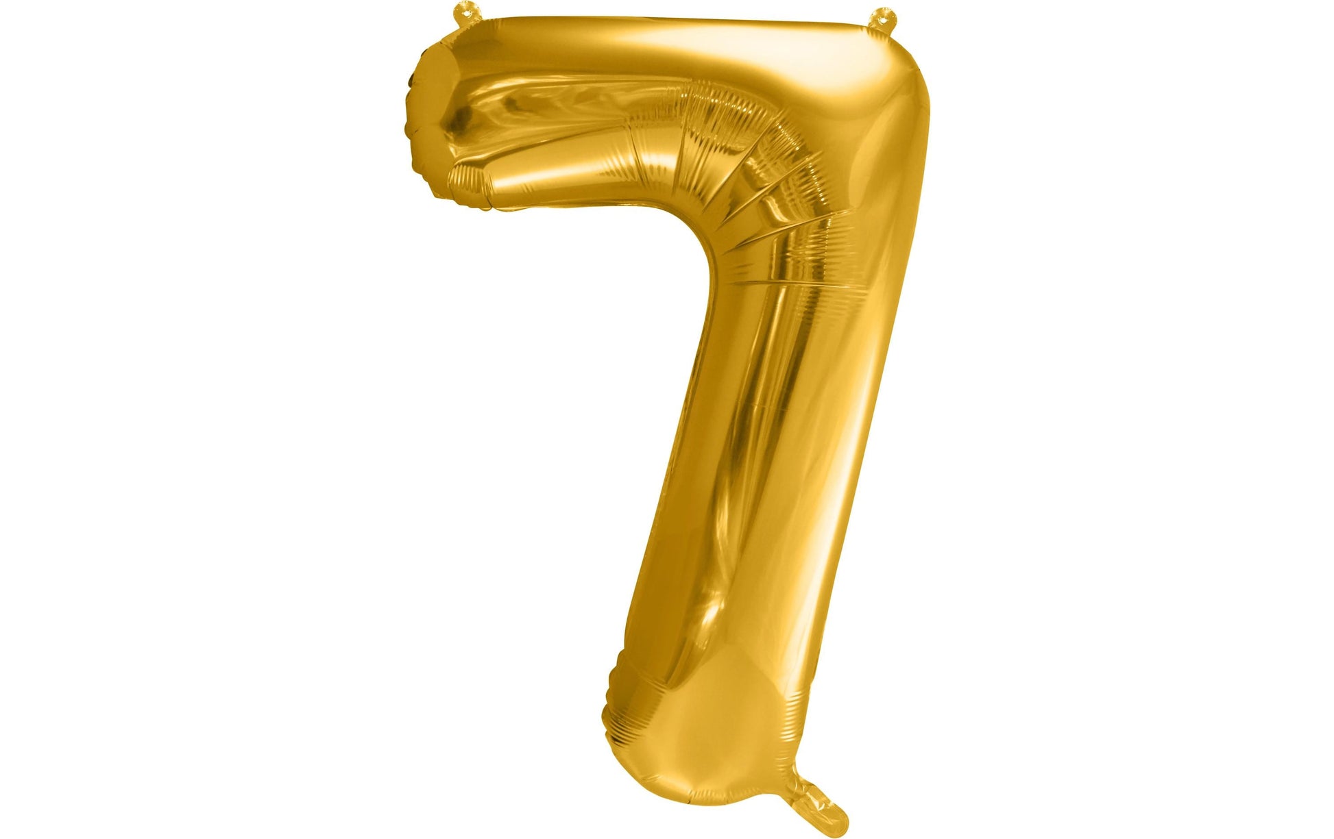 PartyDeco Folienballon Zahl 7 – Gold – 86 cm – Folie – 1 Stück