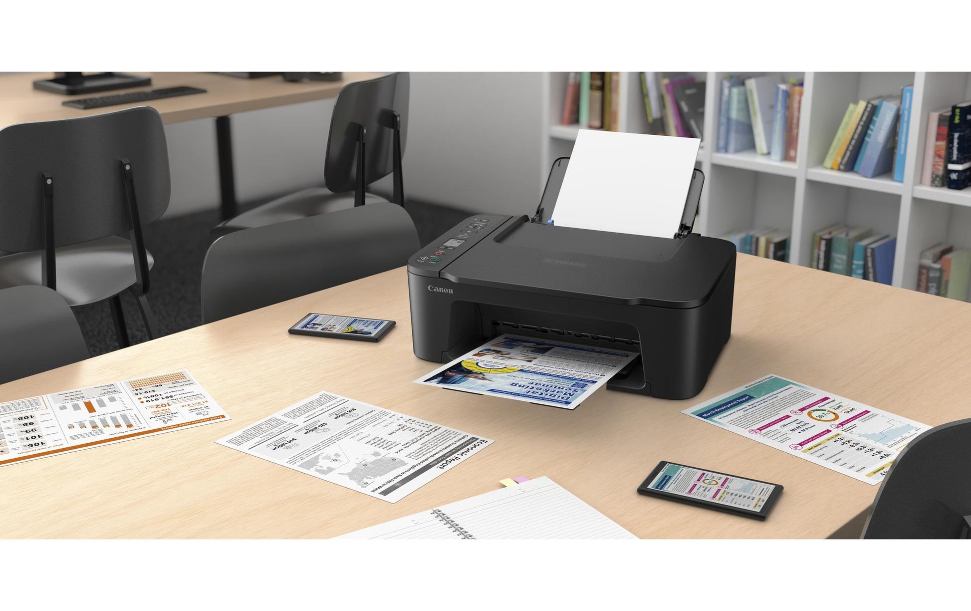 Canon PIXMA TS3750i – Farbtintenstrahl-Multifunktionsdrucker, A4, 3-in-1, Duplex, WLAN, AirPrint, Mopria
