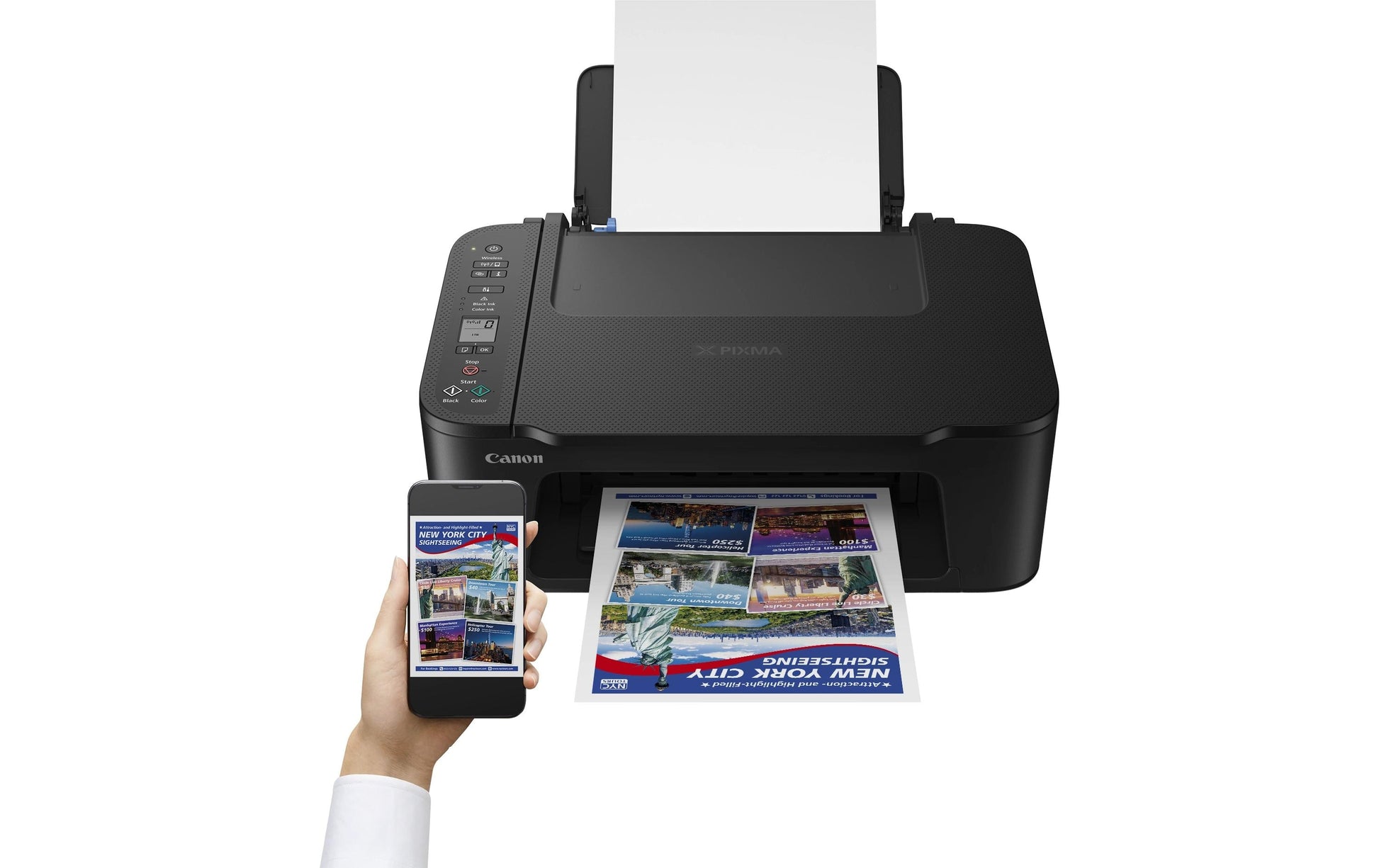 Canon PIXMA TS3750i – Farbtintenstrahl-Multifunktionsdrucker, A4, 3-in-1, Duplex, WLAN, AirPrint, Mopria