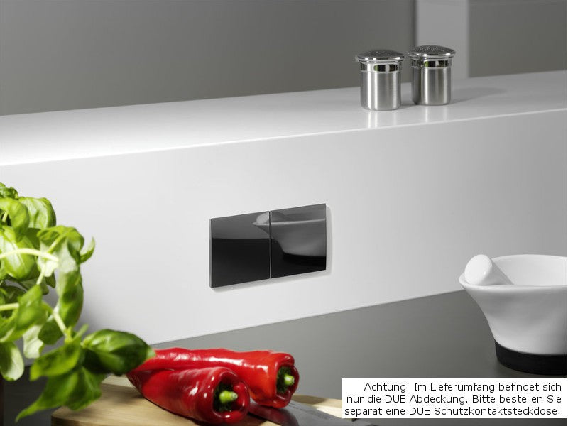 Bachmann DUE Deckel – Einbau, Kunststoff, Schwarz, 2er-Pack