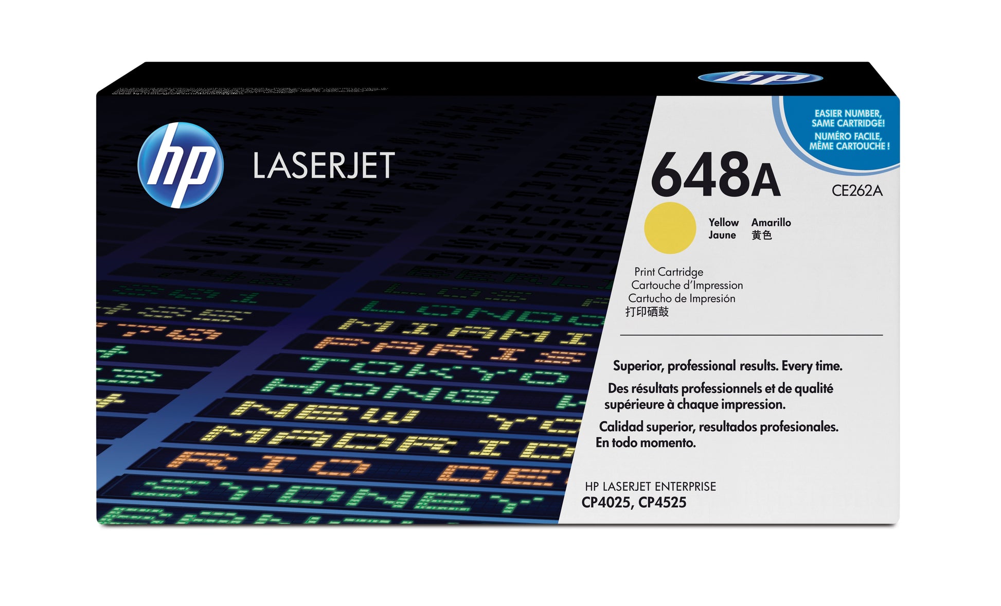HP Toner CE262A – Gelb, 11000 Seiten – für HP Color LaserJet CP4020/CP4025DN/CP4525