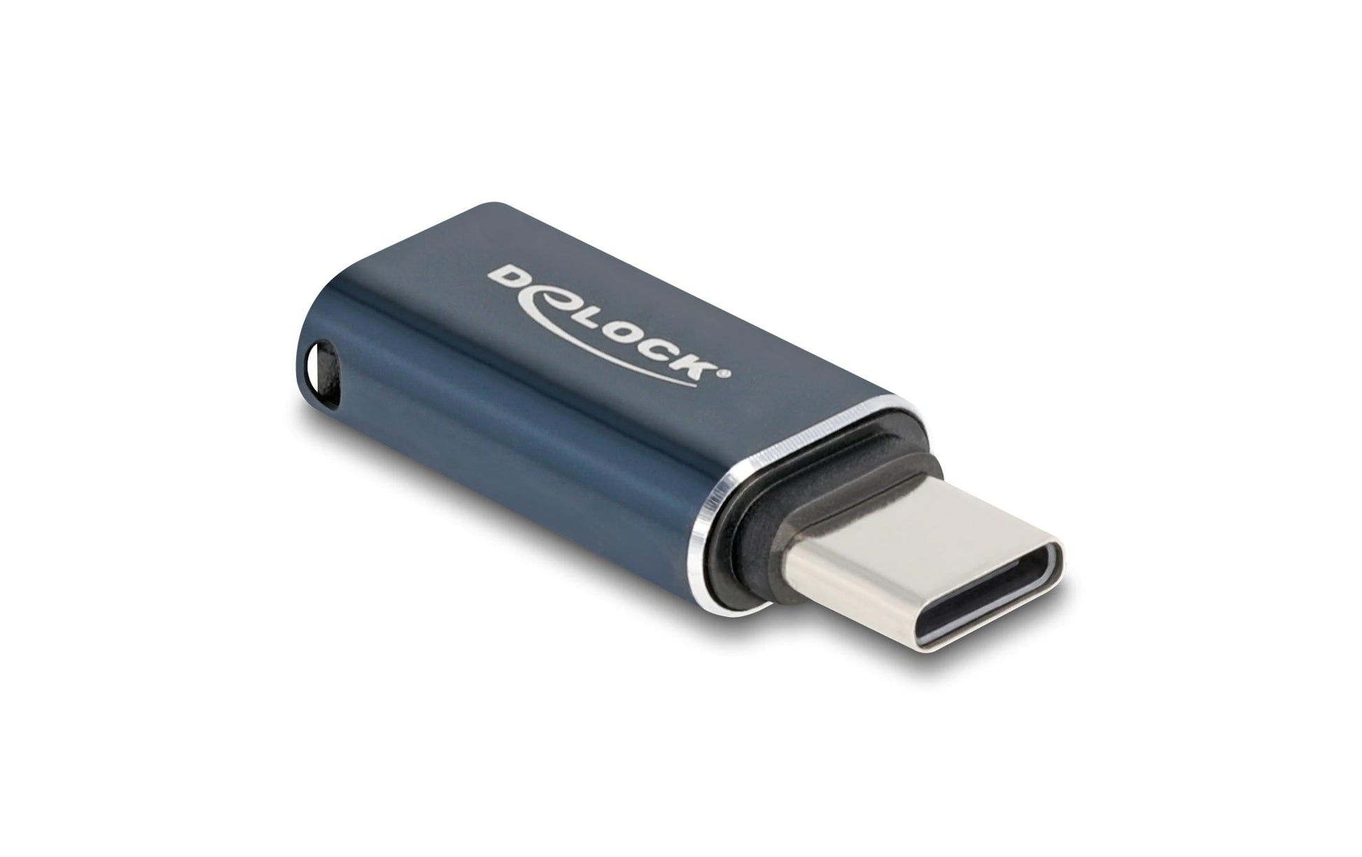 DeLOCK 60688 Adapter USB-C zu Lightning – USB 2.0 (480 Mbit/s), PD 35 W, 1 Stück, Anthrazit