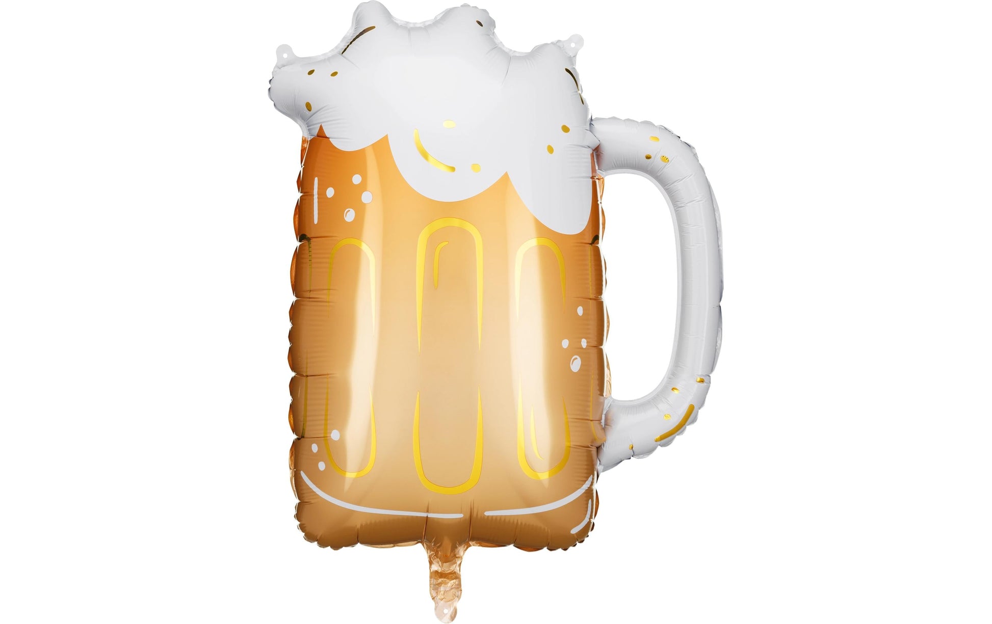 PartyDeco Folienballon Bierkrug – mehrfarbig – 54 × 66 cm – 1 Stk