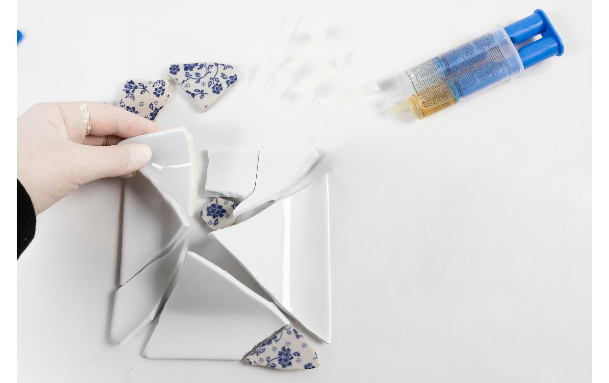 Creativ Company Kintsugi – Bastelset – Porzellan-Schale