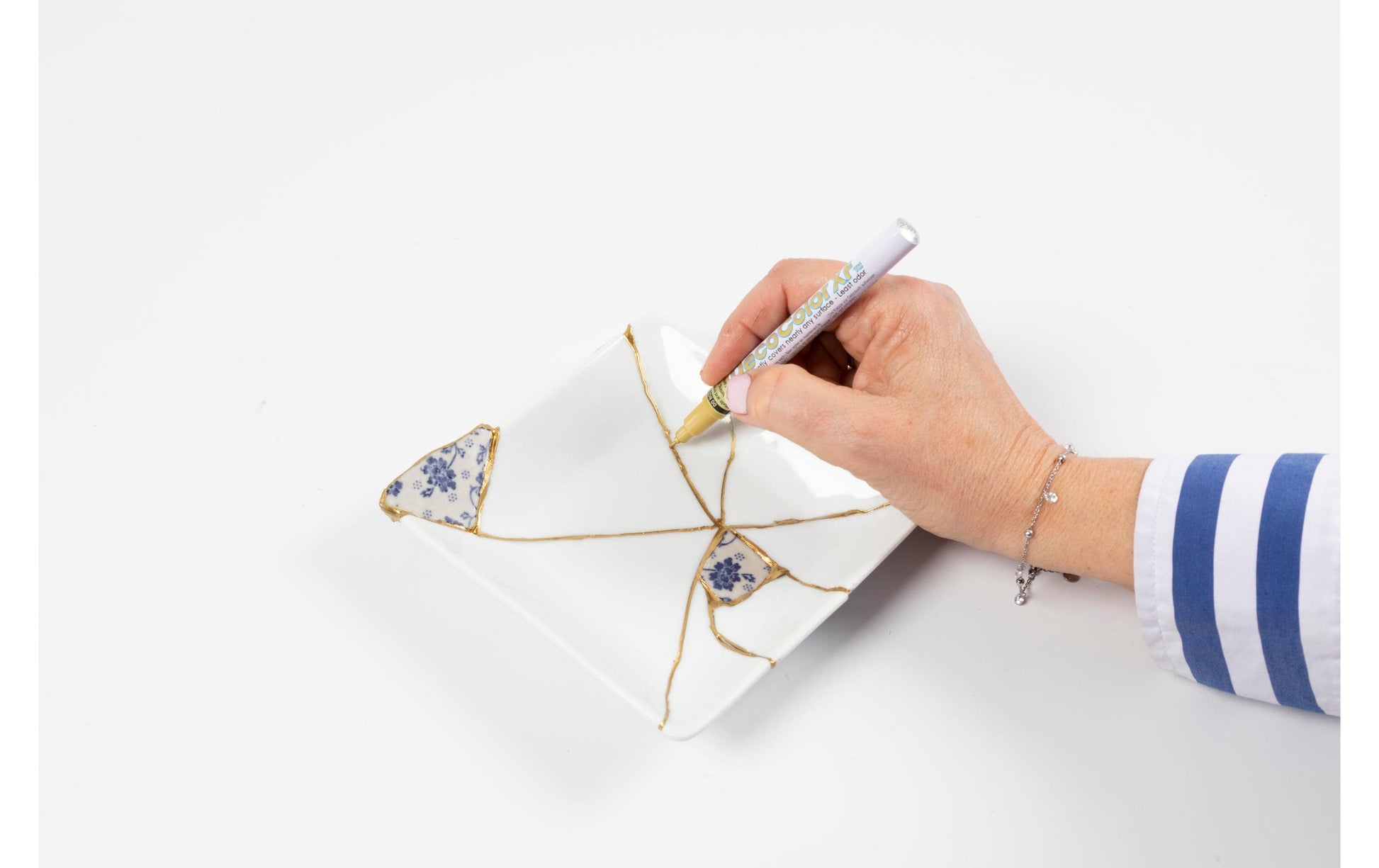 Creativ Company Kintsugi – Bastelset – Porzellan-Schale
