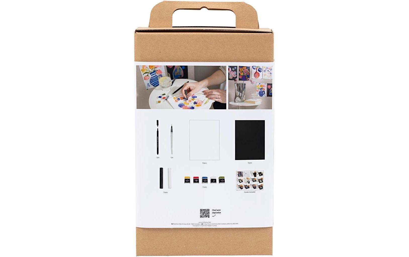 Creativ Company Kreativ Mix Aquarell – Bastelset (Wasserfarben) – Mehrfarbig