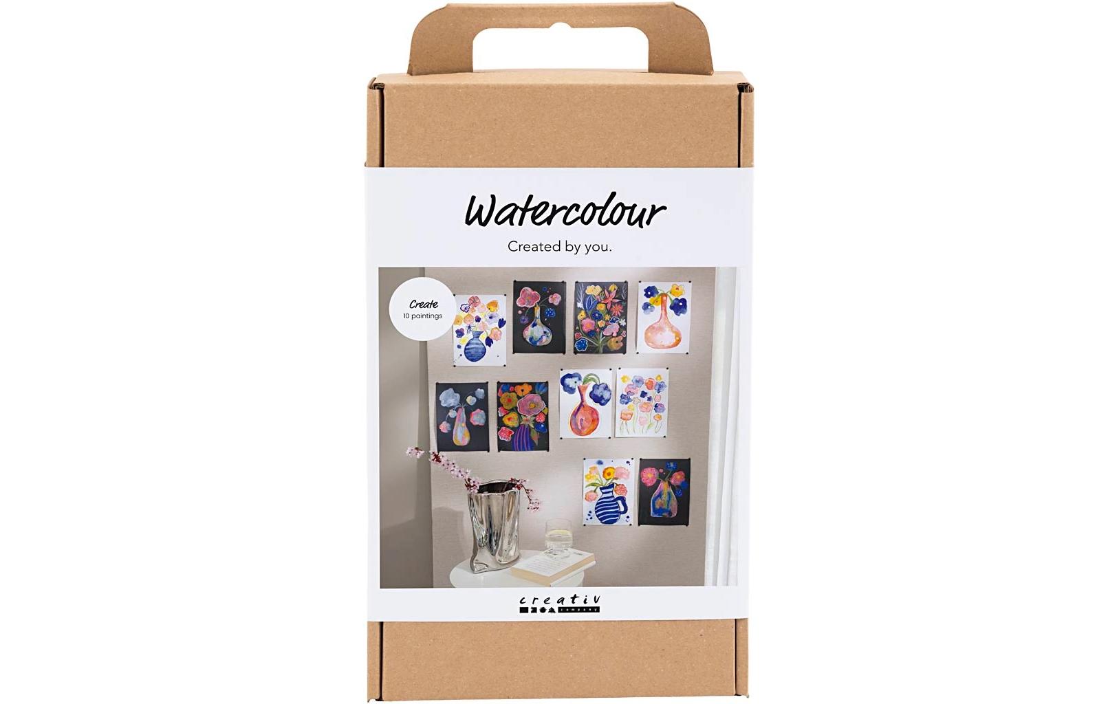 Creativ Company Kreativ Mix Aquarell – Bastelset (Wasserfarben) – Mehrfarbig