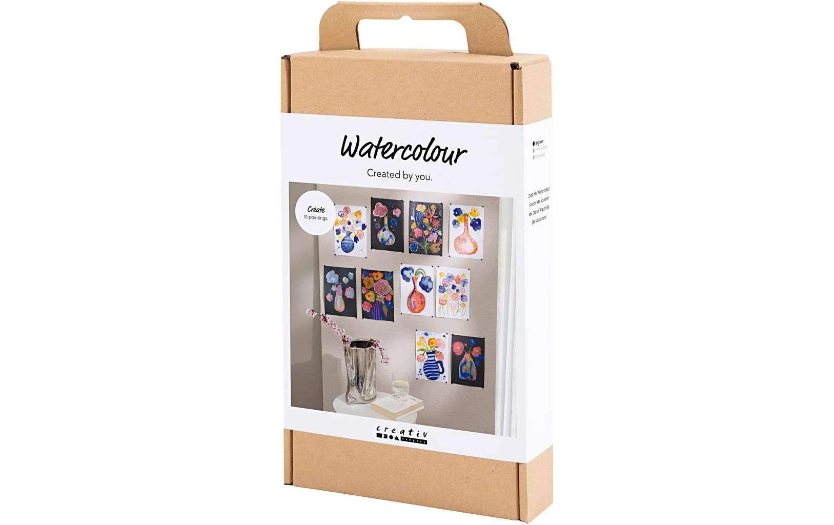 Creativ Company Kreativ Mix Aquarell – Bastelset (Wasserfarben) – Mehrfarbig