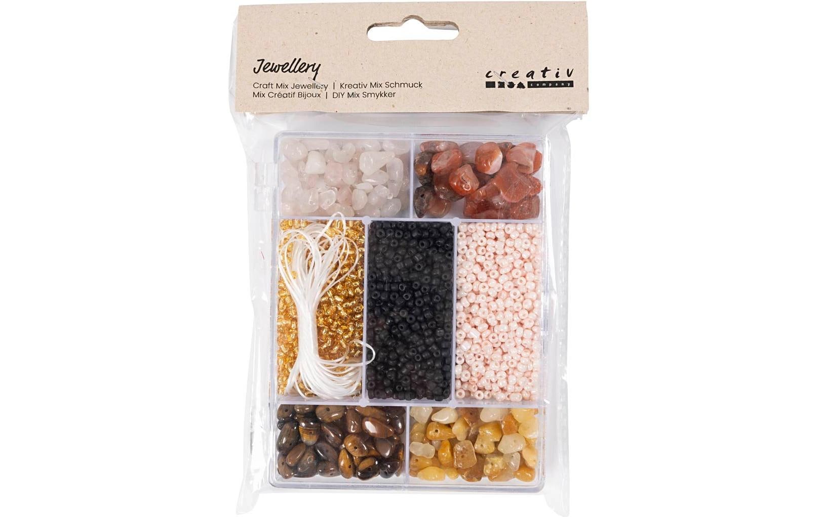 Creativ Company Perlenset – Mehrfarbig – Kristalle