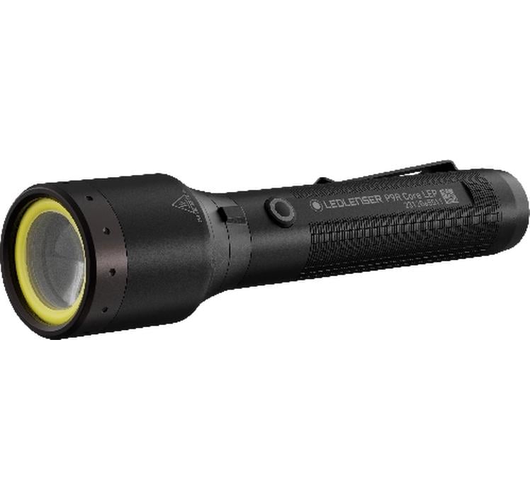 Ledlenser Taschenlampe P9R Core LEP – 1000 lm, 1300 m, IP68, Akku 4800 mAh – Schwarz