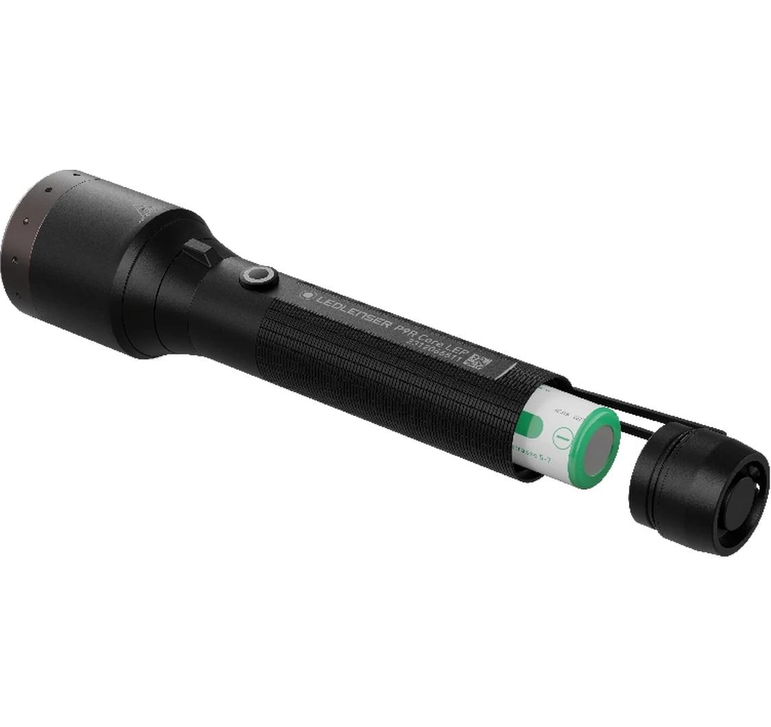 Ledlenser Taschenlampe P9R Core LEP – 1000 lm, 1300 m, IP68, Akku 4800 mAh – Schwarz