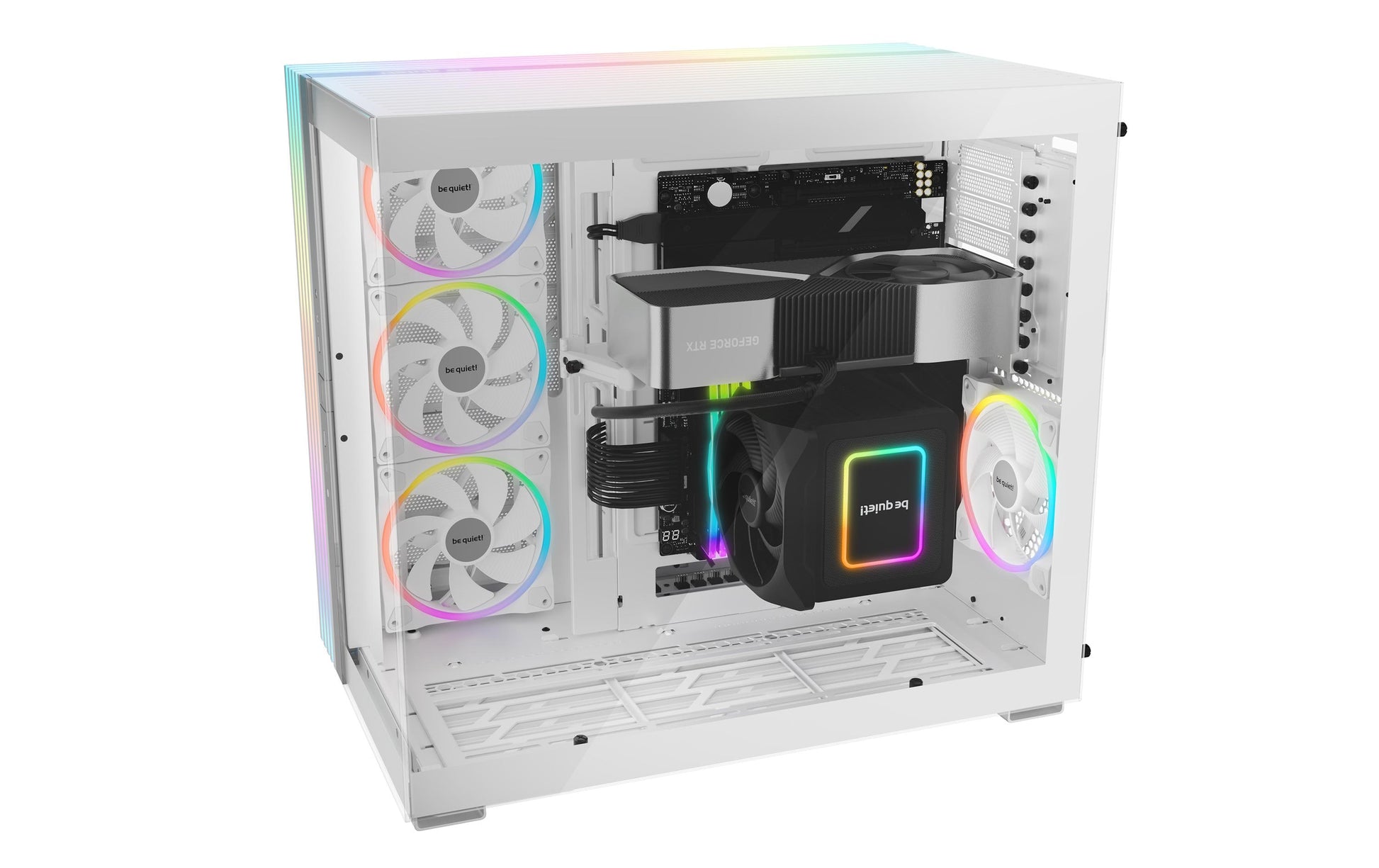 be quiet! be quiet LIGHT BASE 900 DX – PC-Gehäuse – Full Tower, Weiss, ATX/EATX, 8 Slots, 4×2,5"/1×3,5", Seitenfenster