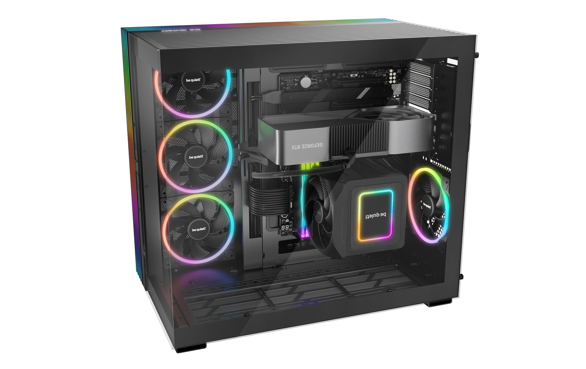 be quiet! be quiet LIGHT BASE 900 DX – PC-Gehäuse – Full Tower, 8×Slots, GPU 49,5 cm, für ATX, EATX, micro ATX und andere