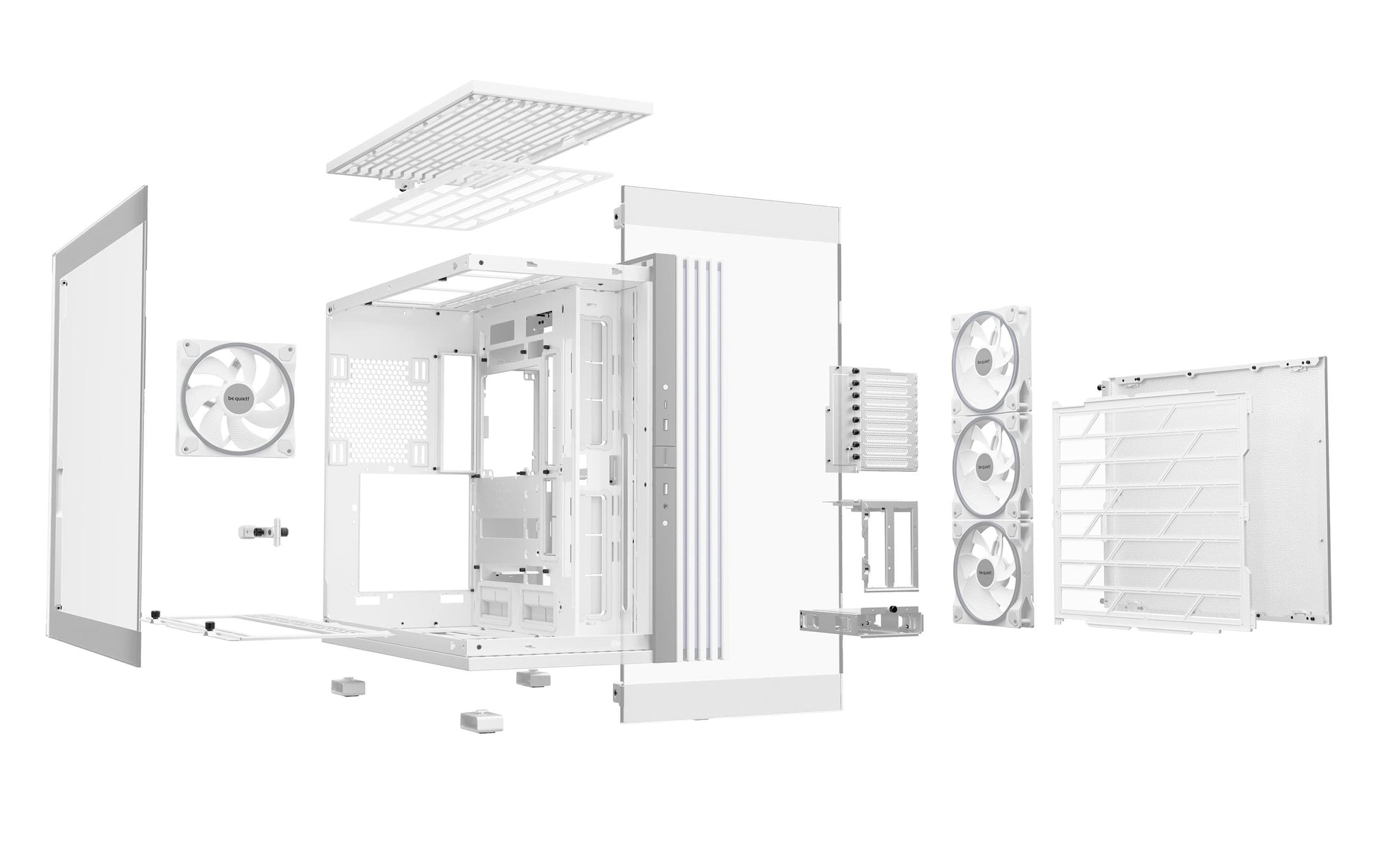 be quiet! be quiet LIGHT BASE 900 FX – Full Tower PC-Gehäuse – Weiss, EATX, 49,5 cm Grafikkarte