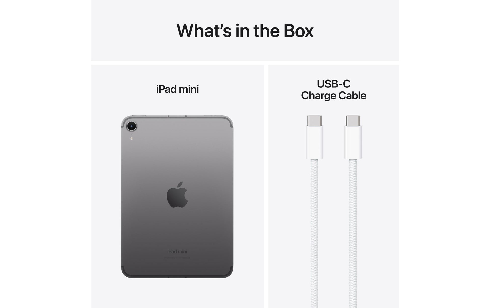 Apple iPad Mini – 8,3", 256 GB, WLAN + 5G, iPadOS, Space Grau, 2024