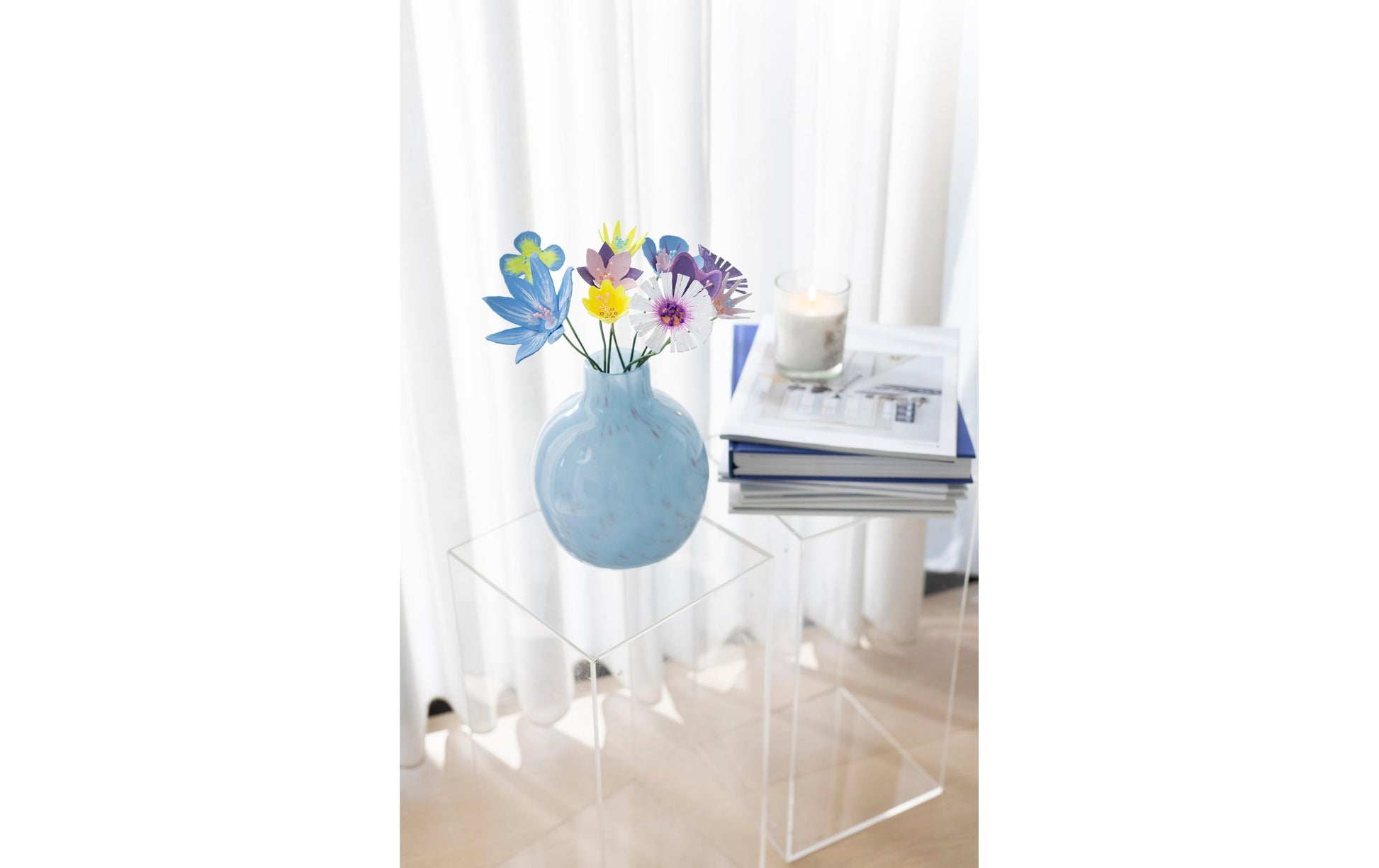 Creativ Company Bastelset – Eierkarton-Blumen – Karton – Mehrfarbig