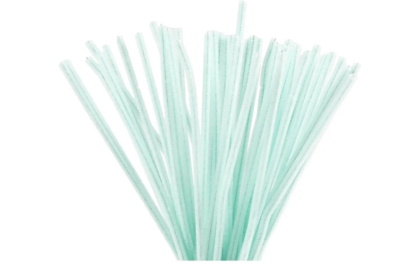 Creativ Company Chenilledraht, Türkis, 30 cm, Ø 6 mm, 50 Stk.