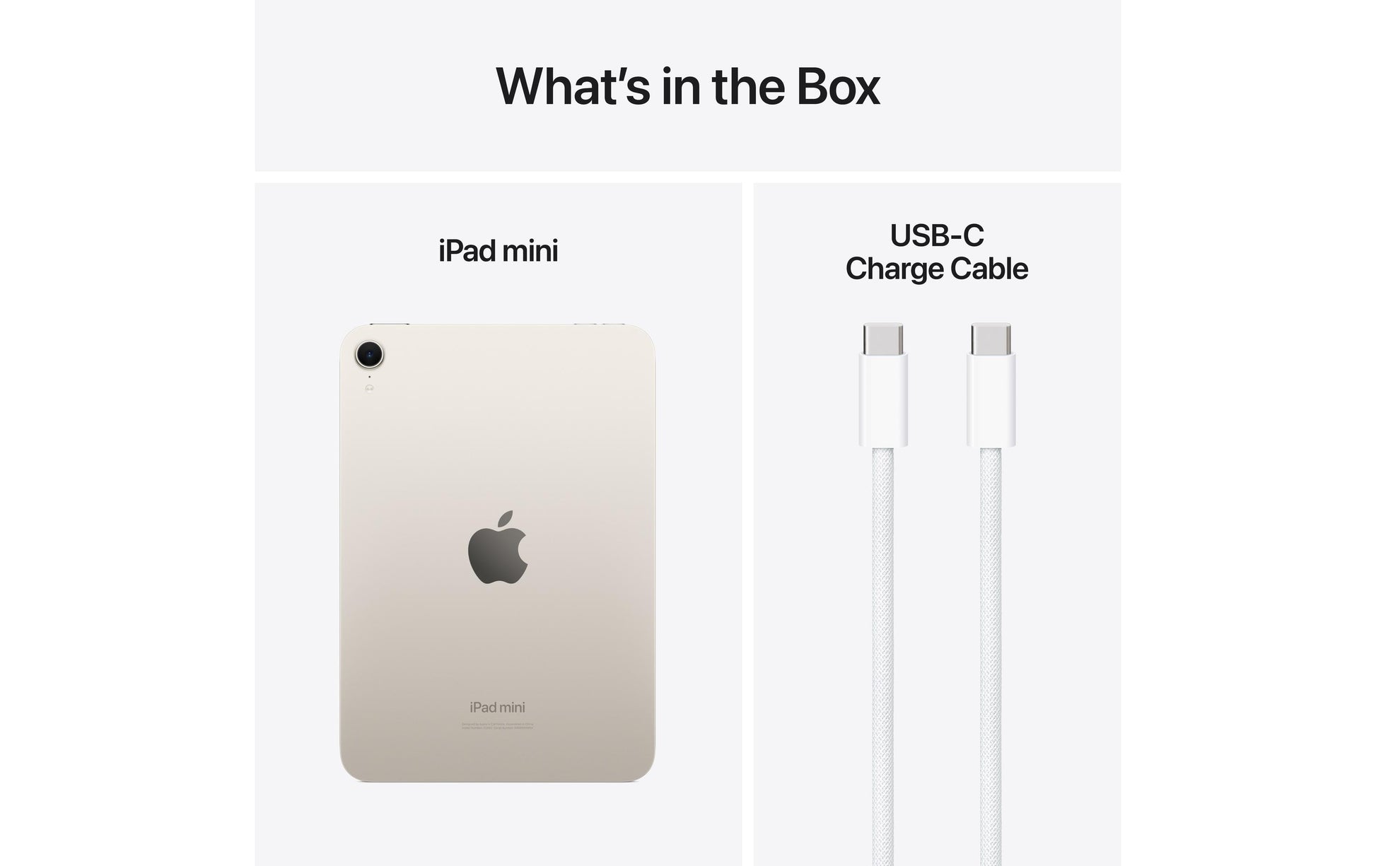 Apple iPad Mini – 8,3", 512 GB, WLAN, iPadOS, Polarstern, 2024