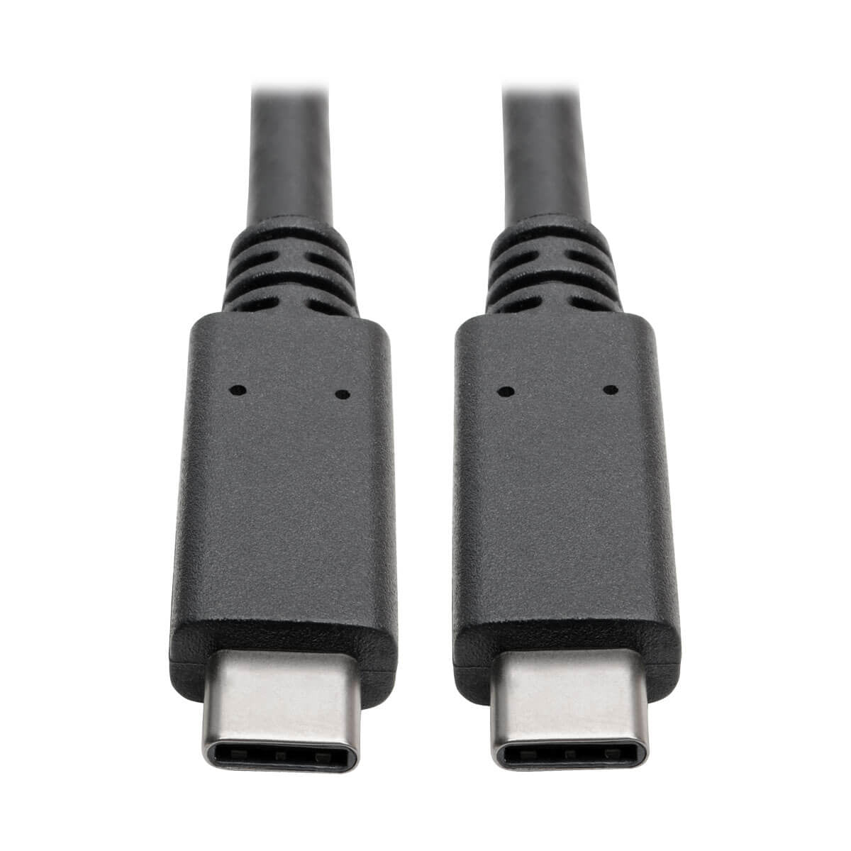 Tripp Lite USB-C auf USB-C Kabel – USB 3.2 Gen 2 (10 Gbit/s) – 0,91 m – PD 100 W – PVC-Mantel – Schwarz