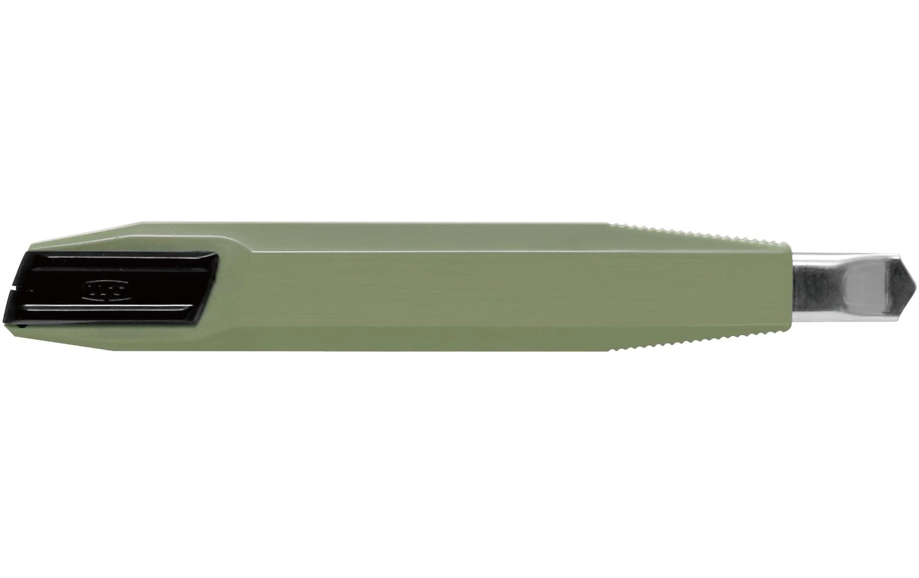 NT Cutter AR30D-LG – Abbrechmesser 9 mm, einziehbar, Edelstahlgriff, grün