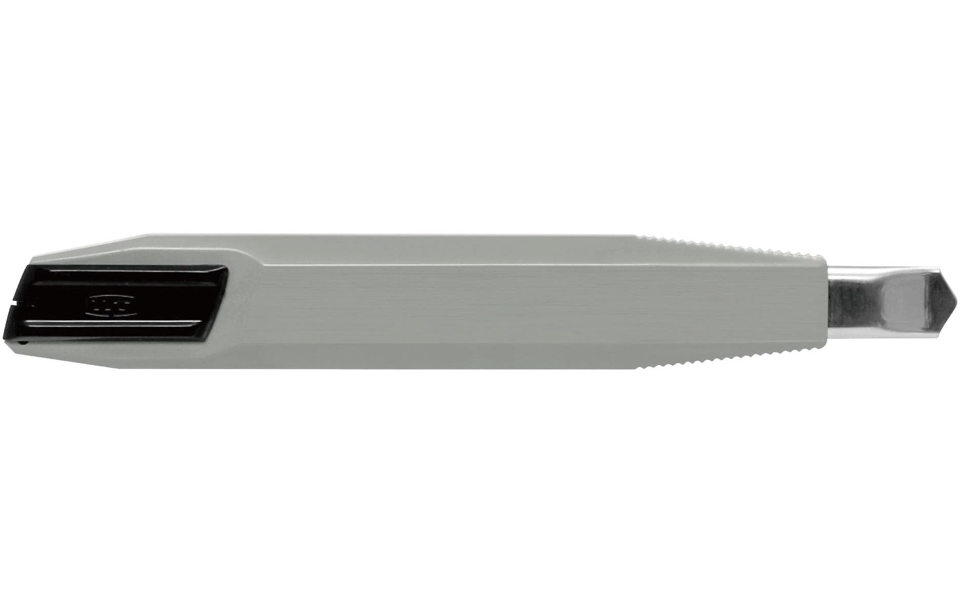NT Cutter AR30D-SG – Abbrechmesser 9 mm, einziehbar, Edelstahl, grau