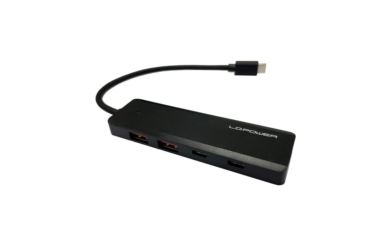 LC-Power LC-HUB-U3-4-C USB-Hub – USB-A, 4× USB-A, 1× USB-C, für universelle Geräte