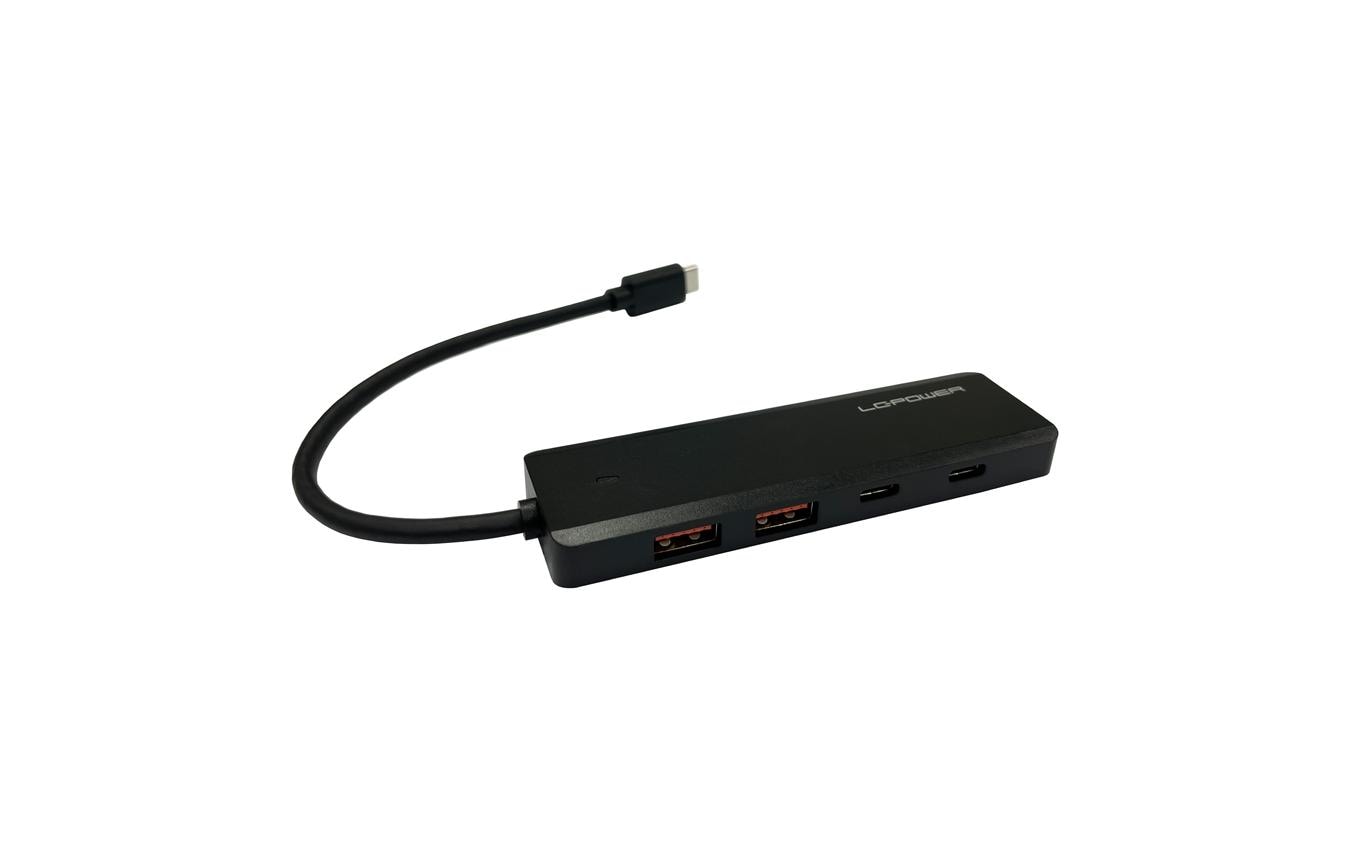 LC-Power LC-HUB-U3-4-C USB-Hub – USB-A, 4× USB-A, 1× USB-C, für universelle Geräte